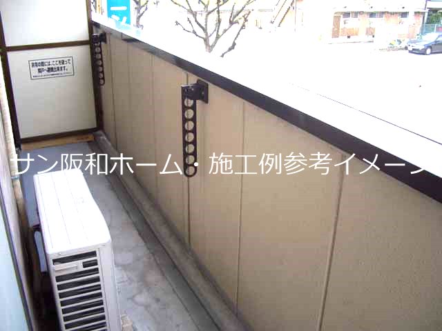 ピュア高安 ベランダ