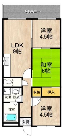 カーサフィオーレ　弐番館 間取り
