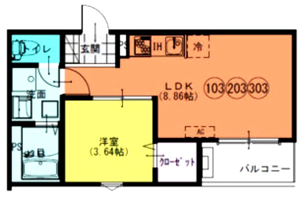 F+style八尾北久宝寺 間取り
