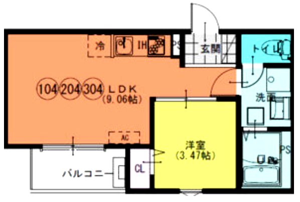 F+style八尾北久宝寺 間取り