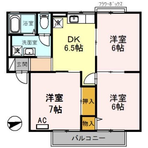シャルム南山本 間取り