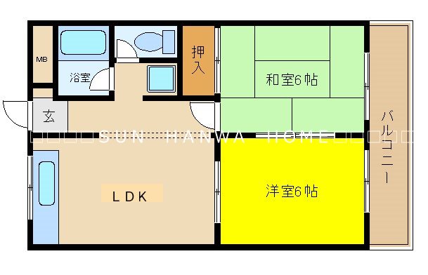 ロイヤルエッグYAO 間取り
