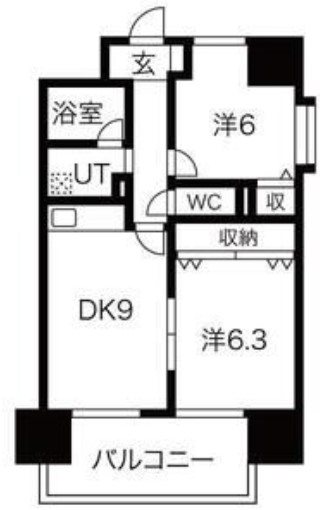 ラ・フォーレ　久宝園　 間取り