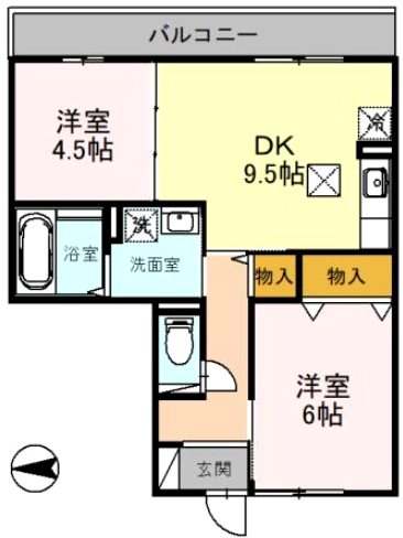 レフィナードカルチェＣ棟 間取り