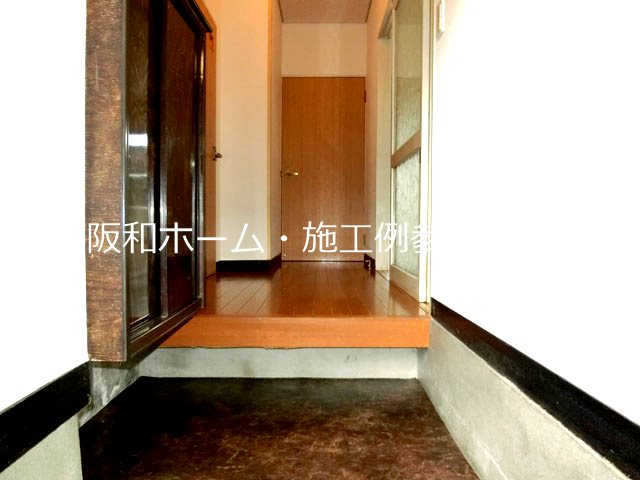サクラコート高安 玄関