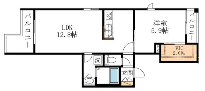 ラクール北本町 間取り