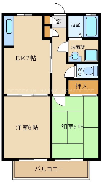 オーキッドハイツⅡ 間取り