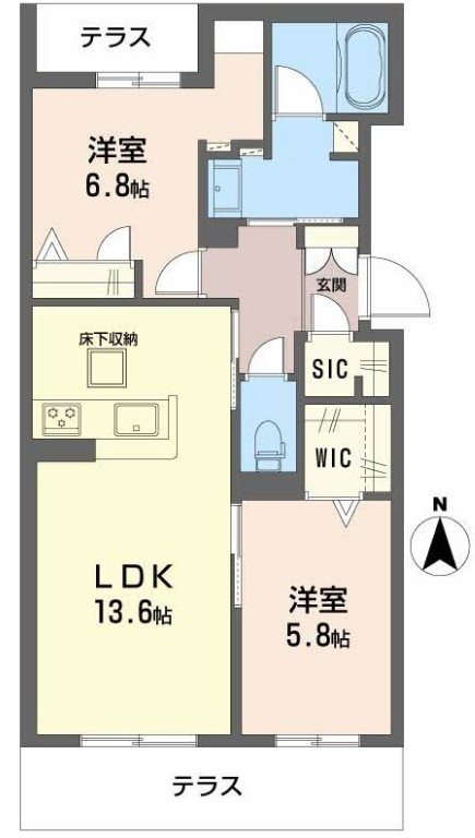 シャーメゾン大晶 間取り