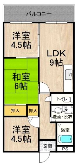 カーサフィオーレ　弐番館 間取り