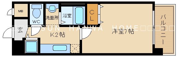 ベルドミール末広五番館 間取り