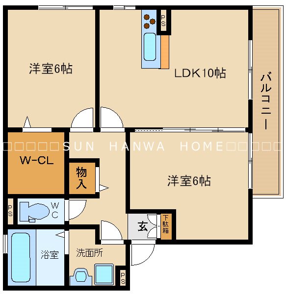 セジュール輪 間取り