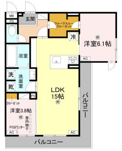 D-ROOM八尾市東本町3丁目(仮称) 間取り