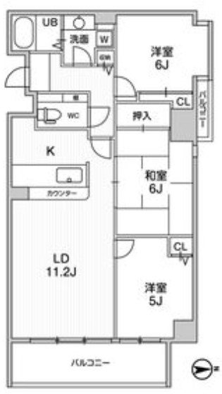 八尾イースタンビル 間取り