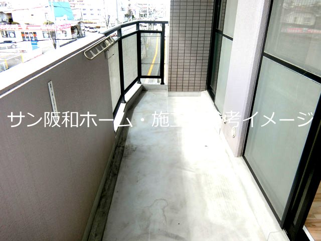 プロスベール高安 ベランダ