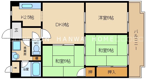 サンサーラオガワ 間取り
