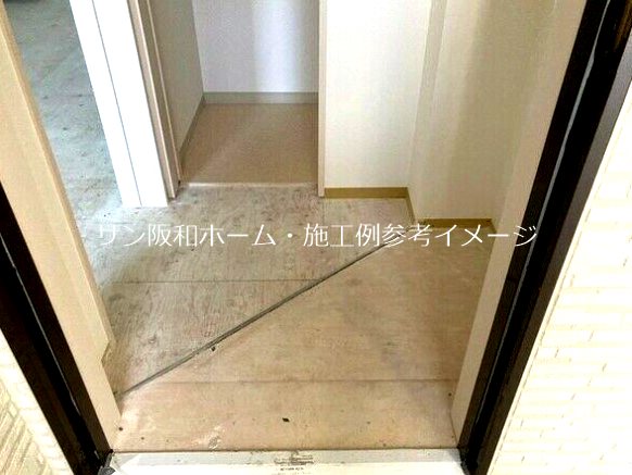 1erつばき 玄関