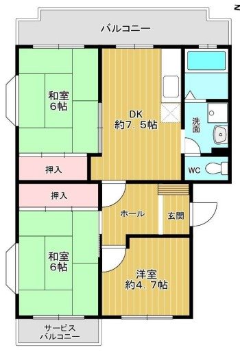 セピアコート山本 間取り