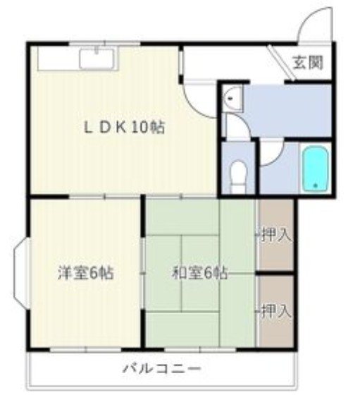 ビートル山本北E棟 間取り