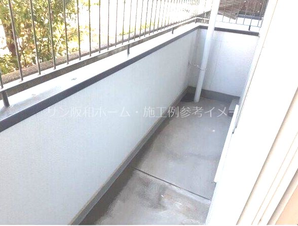 ビートル山本北E棟 ベランダ