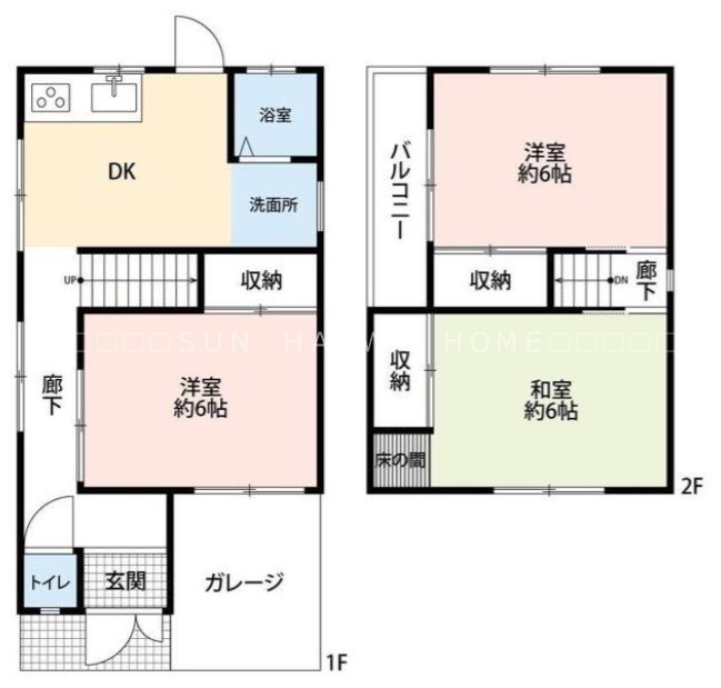 八尾市南本町9丁目戸建て 間取り