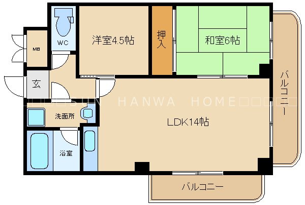 レジデンスogawa 間取り