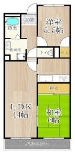 セトン旭（旧ソレイユ青山） 間取り