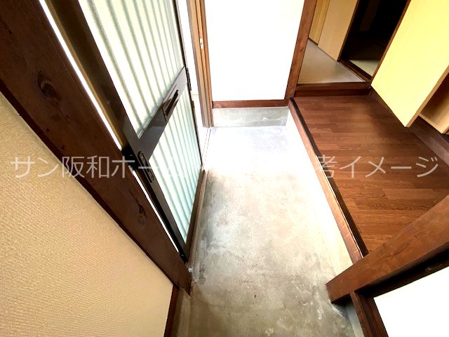 八尾市上之島町南貸家 玄関