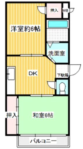 シティ八尾 間取り