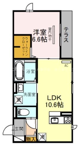 エクレール東太子 間取り