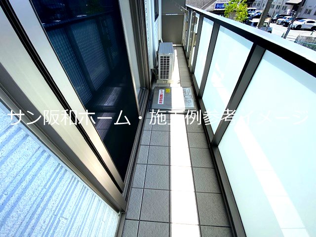 シャーメゾンオリナスパスミ ベランダ