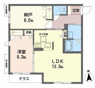 ヌーベル上之島Ａ 間取り