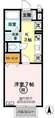 クリエ西山本 間取り