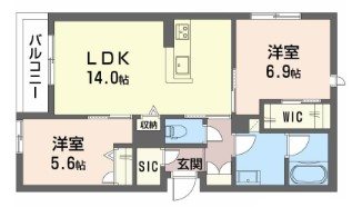シャーメゾン渋川Ⅲ 間取り