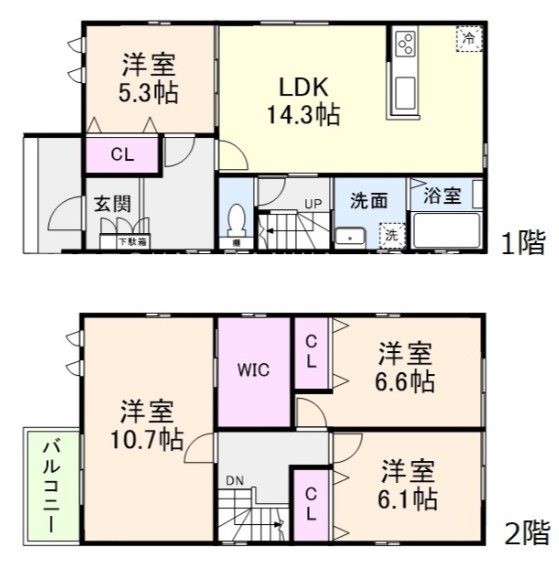 フジパレス戸建賃貸高安町南３丁目（仮称） 間取り