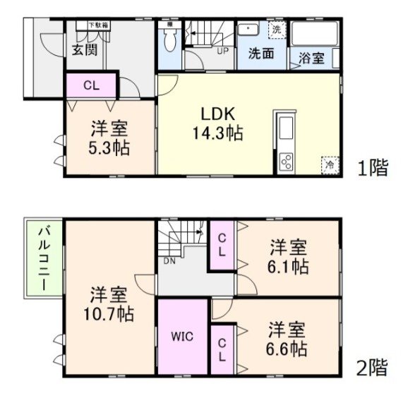 フジパレス戸建賃貸高安町南３丁目（仮称） 間取り