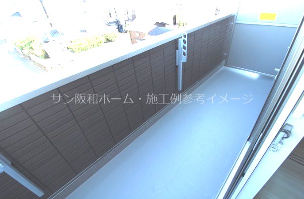 ディアコート萱振 ベランダ