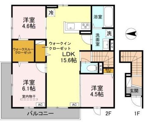 トリシア東太子 間取り