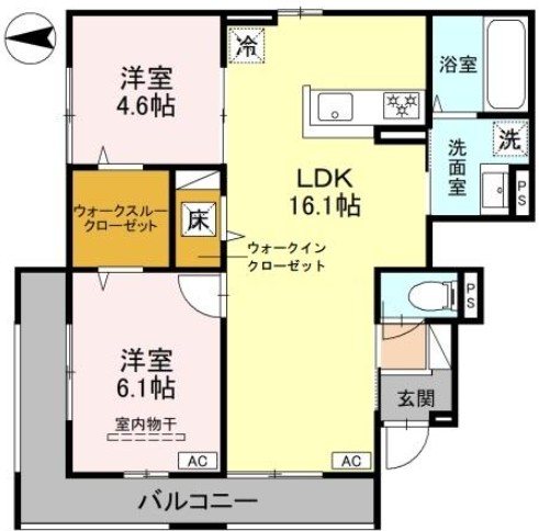 トリシア東太子 間取り