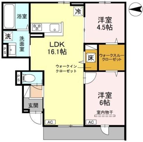 トリシア東太子 間取り