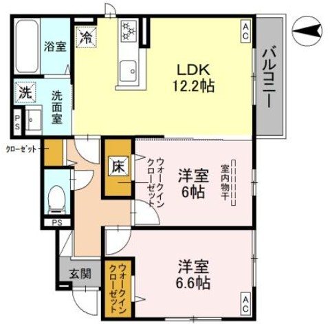 トリシア東太子 間取り