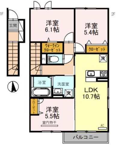 メゾン・ド・五条宮 間取り