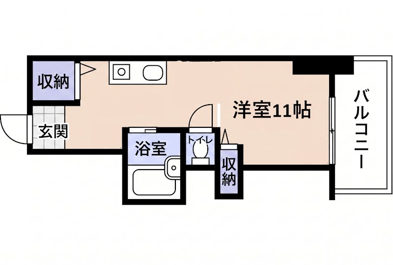 ウィンディア五日市A棟 603号室 間取り