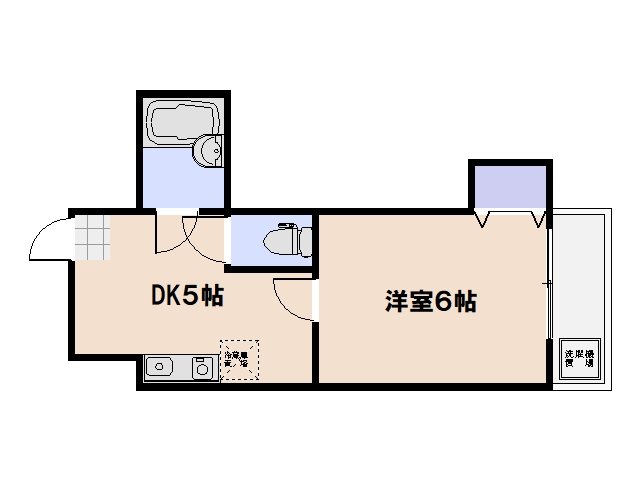 ウィンディア五日市A棟 704号室 間取り