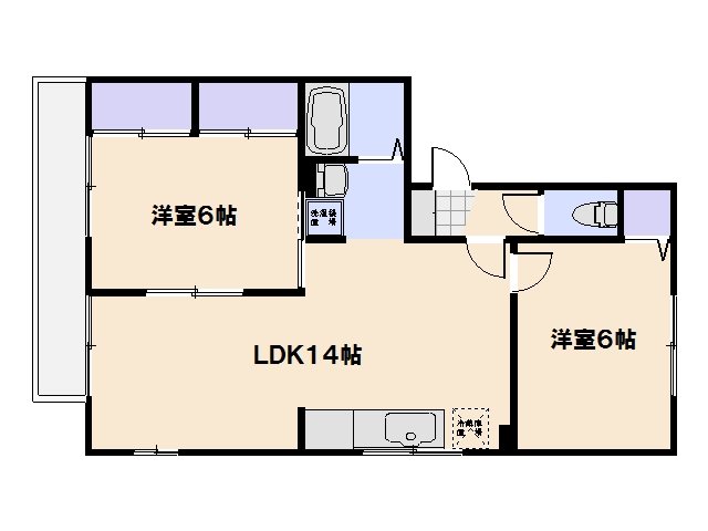 クレージュ中村 間取り