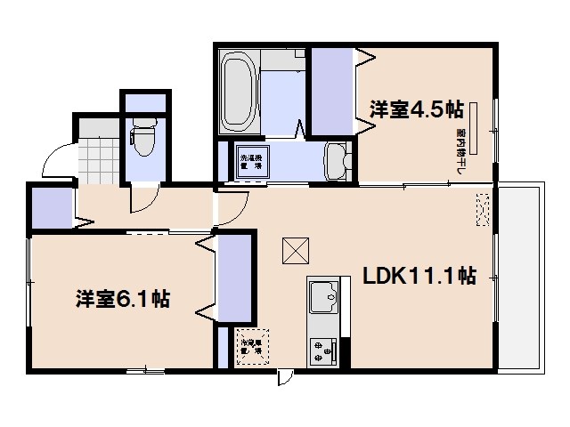 パステル城山 間取り