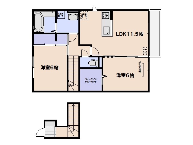 パステル城山 間取り