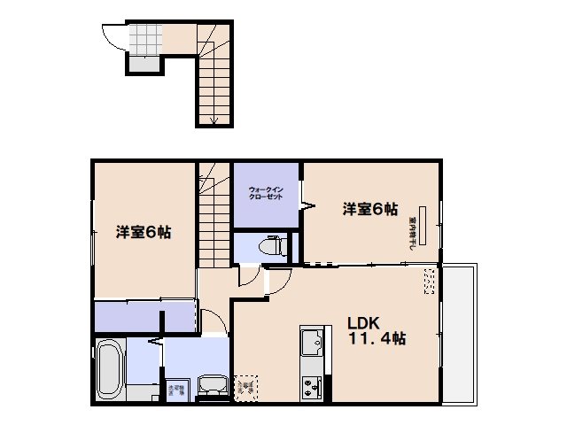 パステル城山 間取り