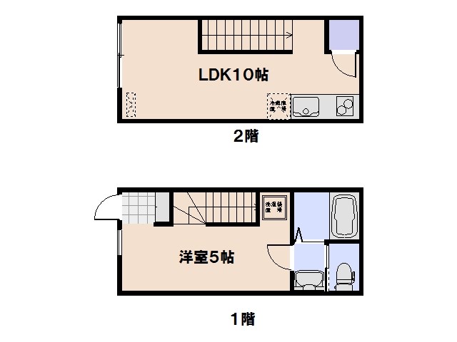 casa cozy隅の浜 106号室 間取り