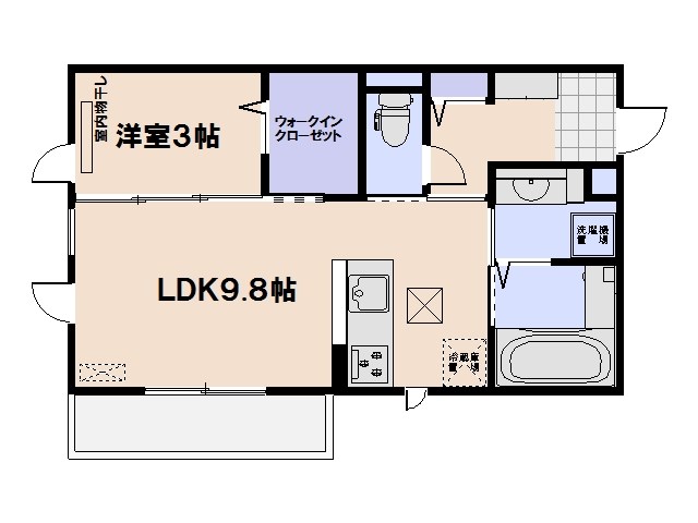 フェアリー五日市中央 間取り図