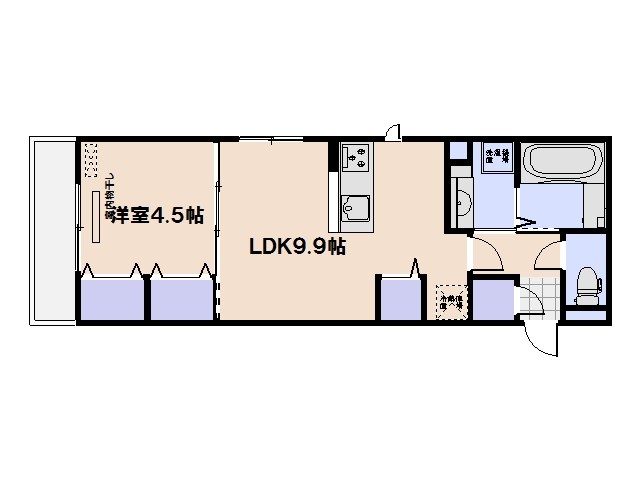 フェアリー五日市中央 間取り